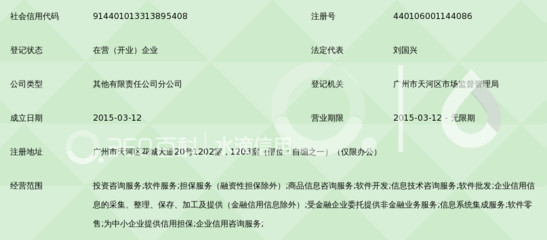 深圳前海大数金融服务有限公司广州分公司 专业商品信息咨询服务引领商业新未来